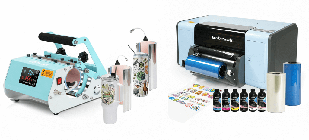 Sublimation Machine Process How does the sublimation process work for bottle and tumbler